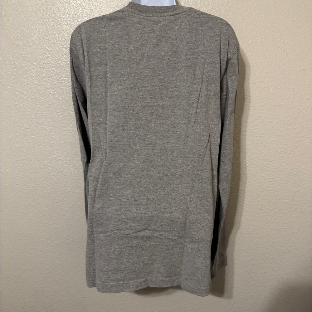 Notre Dame University Long Sleeve Graphic Tee Gray Small - Picture 3 of 5
